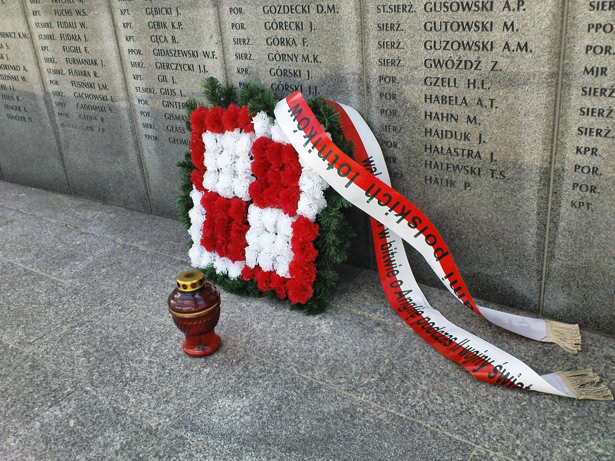 Warszawski Pomnik Lotników Źródło: https://commons.wikimedia.org/wiki/Category:Roundels_of_Poland#/media/File:Lotnik%C3%B3w_Monument_in_Warsaw_-_07.jpg